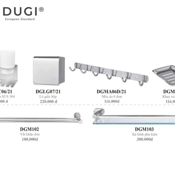 Phụ kiện 6 món Vikose VK6M1 mới