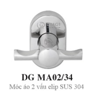 Móc áo 2 vấu  304 (M5 ECO  Dugi)
